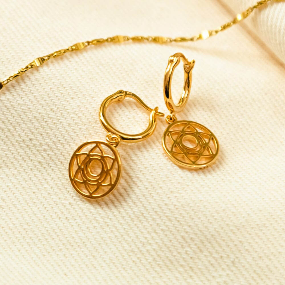 Daisy London 18ct Gold Plate Sacral Sexuality Chakra Earrings - MococoDaisy LondonECHK2002Earrings