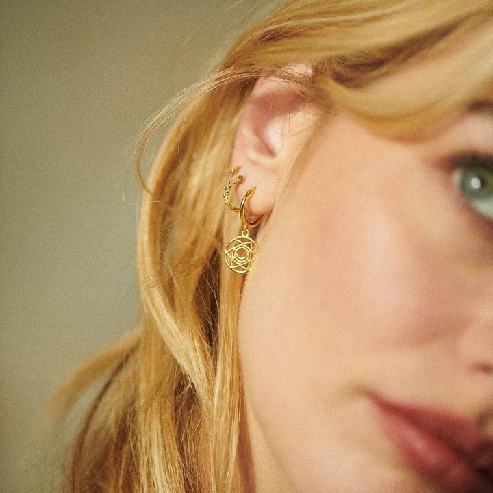 Daisy London 18ct Gold Plate Sacral Sexuality Chakra Earrings - MococoDaisy LondonECHK2002Earrings