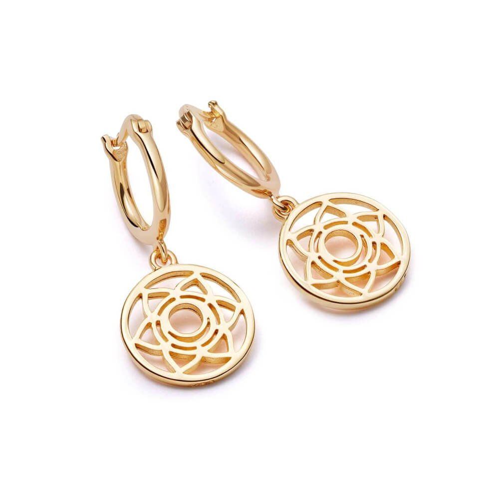 Daisy London 18ct Gold Plate Sacral Sexuality Chakra Earrings - MococoDaisy LondonECHK2002Earrings