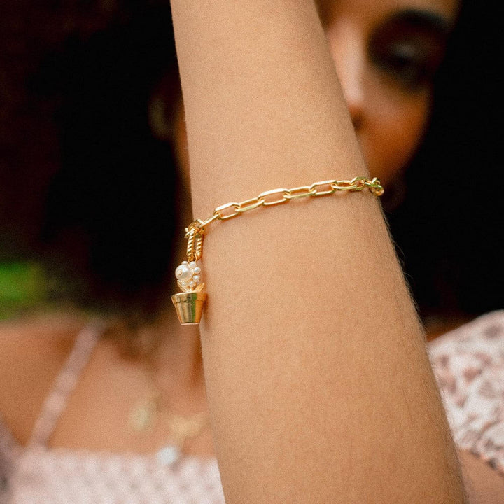 Daisy London 18ct Gold Plate Shrimps Chunky Chain Bracelet - MococoDaisy LondonSHBR001_GPBracelets