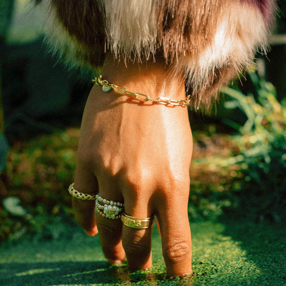 Daisy London 18ct Gold Plate Shrimps Chunky Chain Bracelet - MococoDaisy LondonSHBR001_GPBracelets
