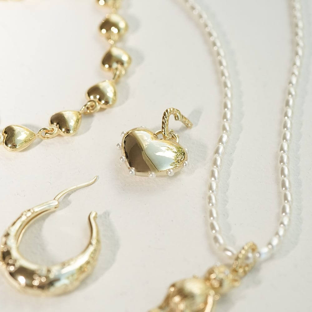 Daisy London 18ct Gold Plate Shrimps Heart Charm Bracelet - MococoDaisy LondonGSET157_GPBracelets