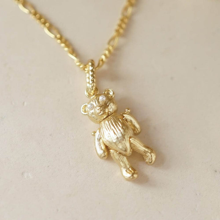 Daisy London 18ct Gold Plate Shrimps Teddy Bear Charm Bracelet - MococoDaisy LondonGSET159_GPBracelets