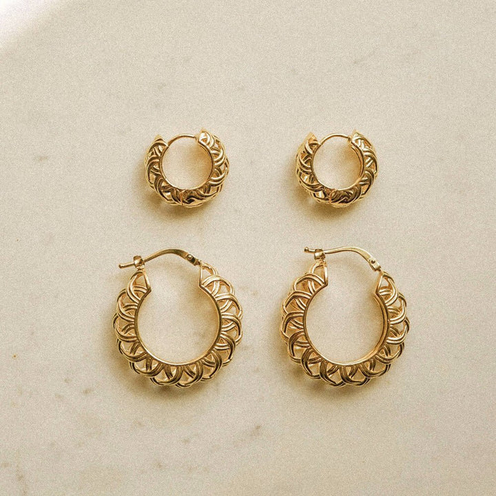 Daisy London 18ct Gold Plate Shrimps Woven Earring Stack - MococoDaisy LondonGSET120_GPEarrings