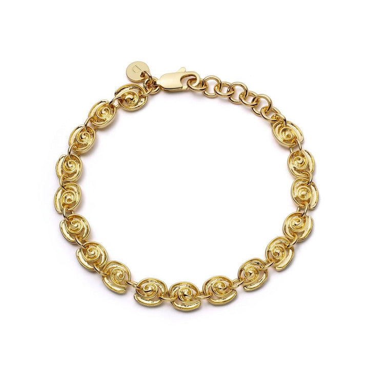 Daisy London 18CT Gold Plate Spiral Chain Bracelet - MococoDaisy LondonSBR09_GP5056104135563Bracelets
