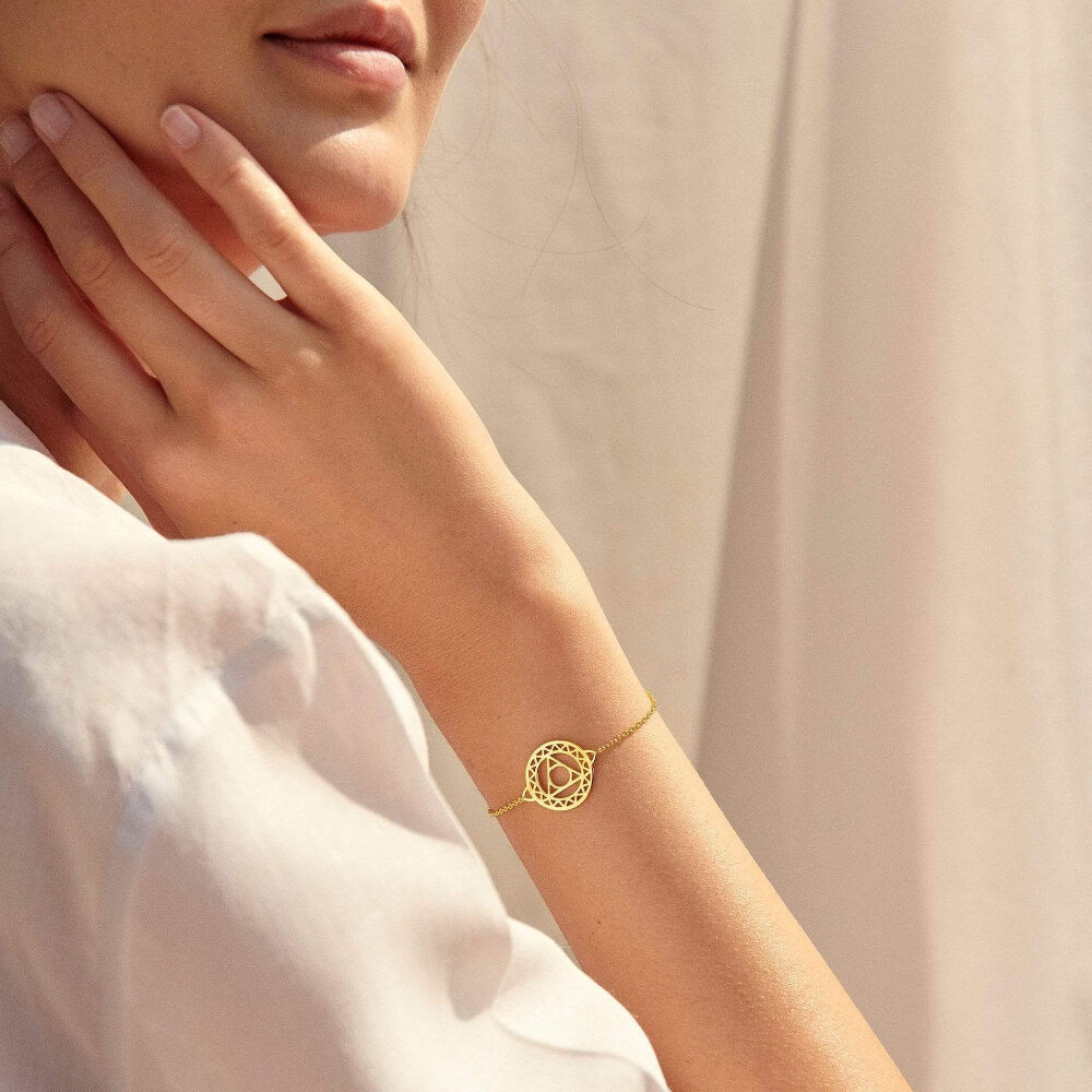 Daisy London 18ct Gold Plate Throat Communication Chakra Bracelet - MococoDaisy LondonCHKBR1005Bracelets
