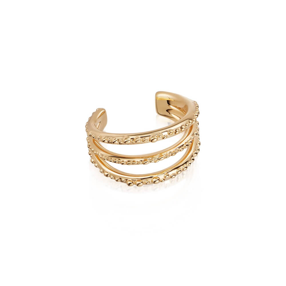 Daisy London 18ct Gold Plate Triple Ear Cuff - MococoDaisy LondonCF01_GPEarrings