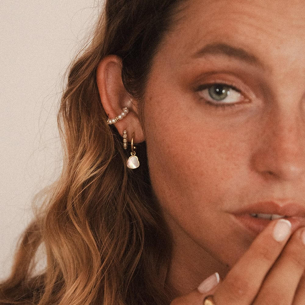 Daisy London 18ct Gold Plate Ultimate Pearl Earring Stack - MococoDaisy LondonGSET126_GPEarrings