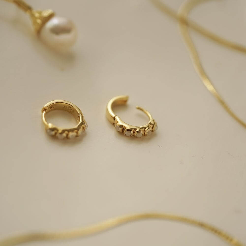 Daisy London 18ct Gold Plate Ultimate Pearl Earring Stack - MococoDaisy LondonGSET126_GPEarrings