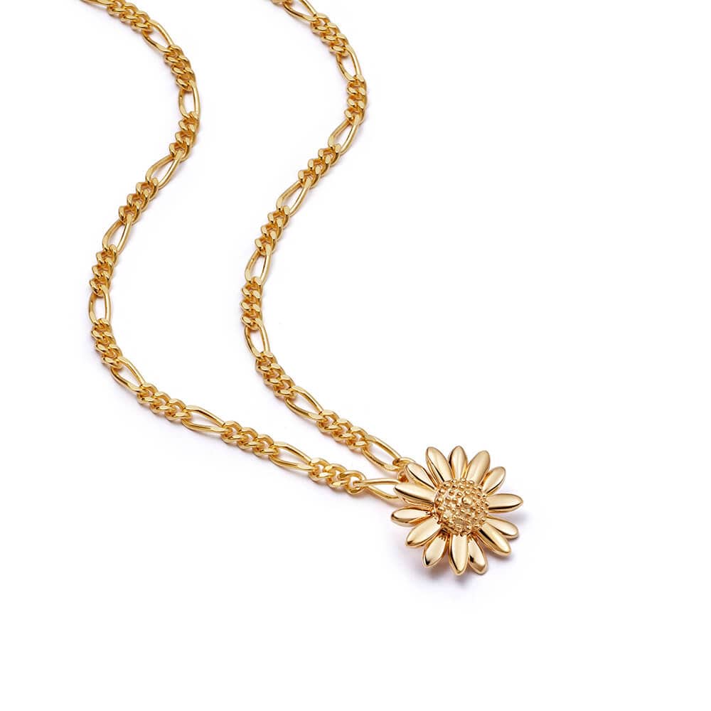 Daisy London 18ct Gold Plated English 12mm Daisy Necklace - MococoDaisy LondonN2002_GP5056104109182Necklaces