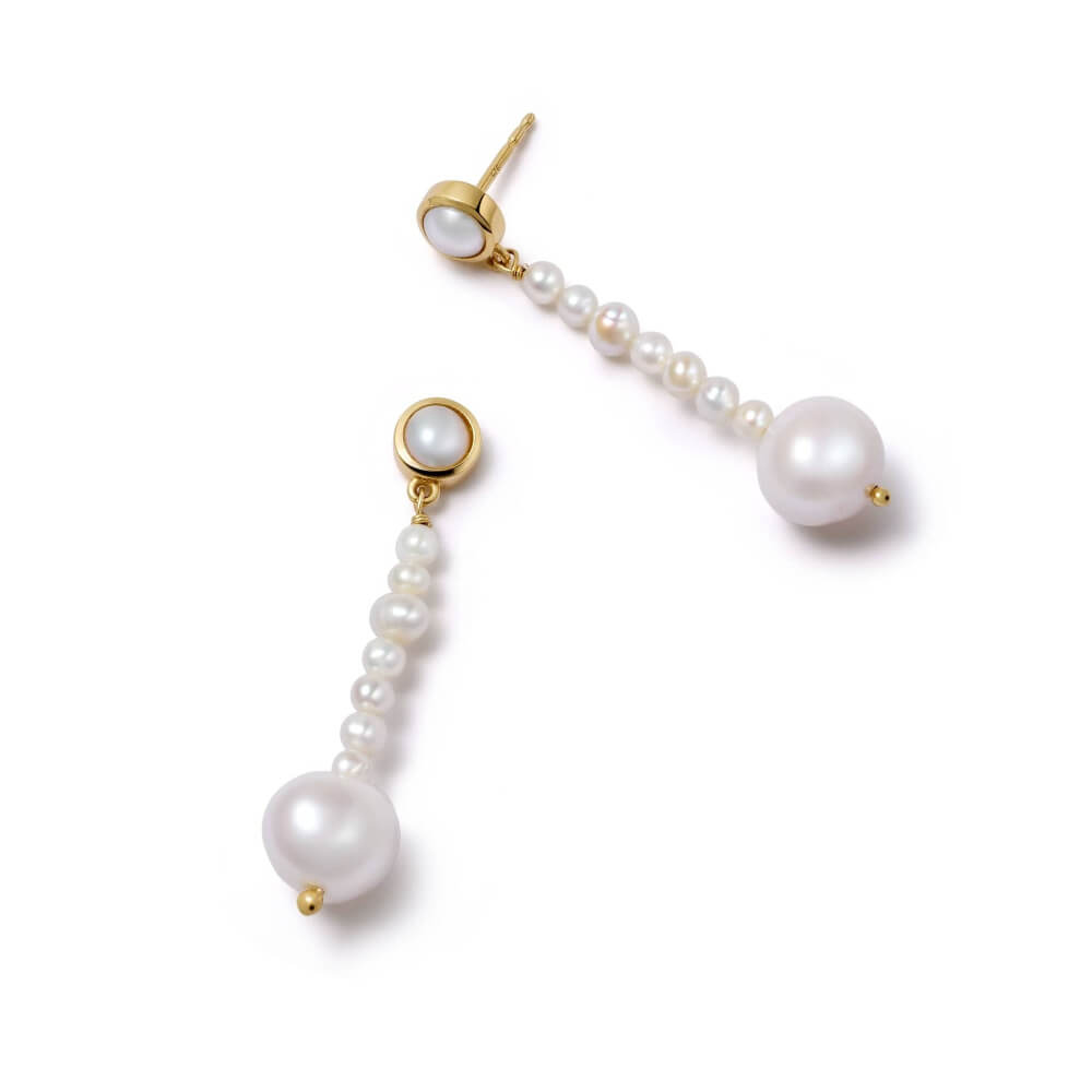 Daisy London Baroque & Seed Pearl Drop Earrings - MococoDaisy LondonSE15_GPEarrings