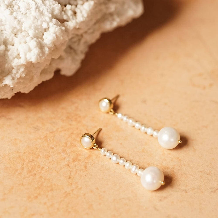 Daisy London Baroque & Seed Pearl Drop Earrings - MococoDaisy LondonSE15_GPEarrings