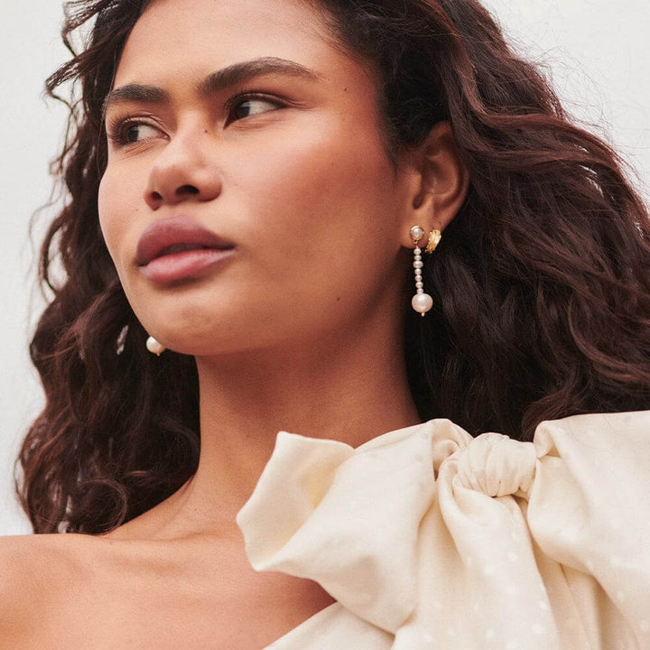 Daisy London Baroque & Seed Pearl Drop Earrings - MococoDaisy LondonSE15_GPEarrings