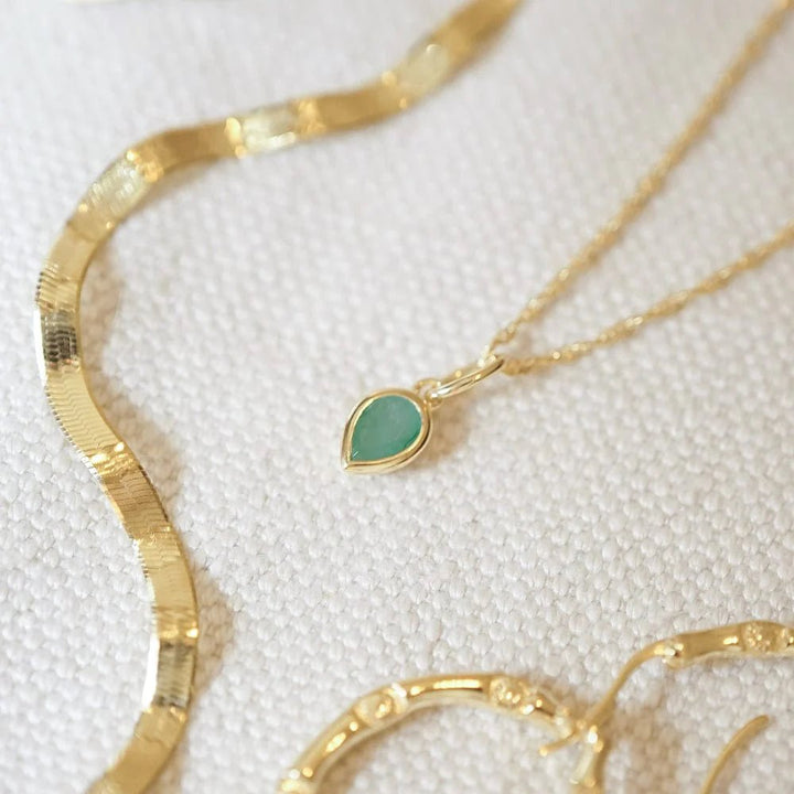 Daisy London Gold Aquamarine March Birthstone Charm Pendant - MococoDaisy LondonPBS15_GP5056104125311Charms & Links