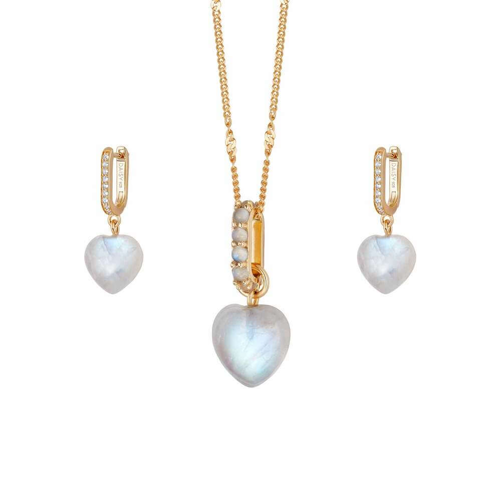 Daisy London Gold Beloved Moonstone Layering Set image