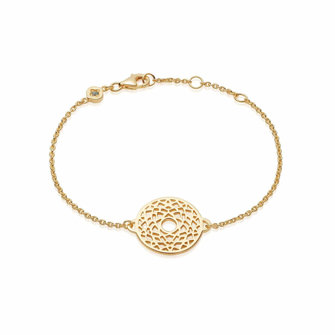 Daisy London Gold Crown Chakra Chain Bracelet – Mococo