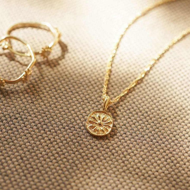 Daisy London Gold Daisy Flower Necklace - MococoDaisy LondonDBN02_GPNecklaces