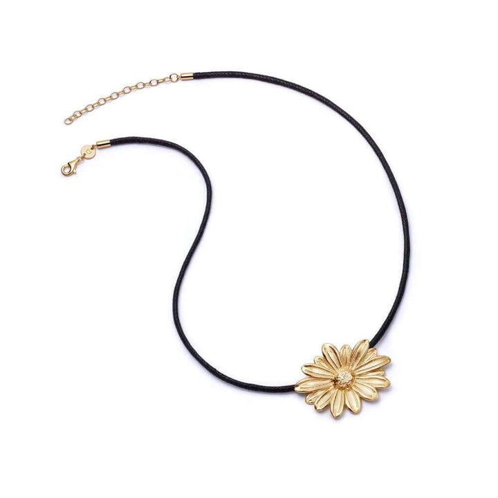 Daisy London Gold Daisy Large Cord Flower Necklace - MococoDaisy LondonDBN04_GPNecklaces