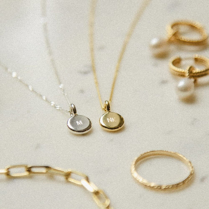 Daisy London Gold Engravable Mini Pendant - MococoDaisy LondonEGN02_GPCharms & Pendants