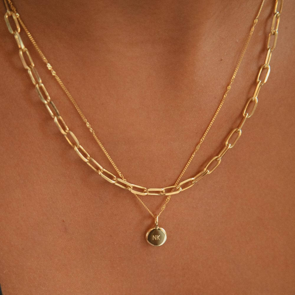 Daisy London Gold Engravable Mini Pendant - MococoDaisy LondonEGN02_GPCharms & Pendants