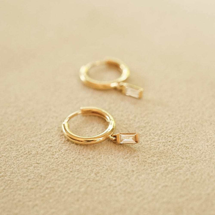 Daisy London Gold Estee Lalonde Fine Baguette Diamond Layering Set Additional Image - 2