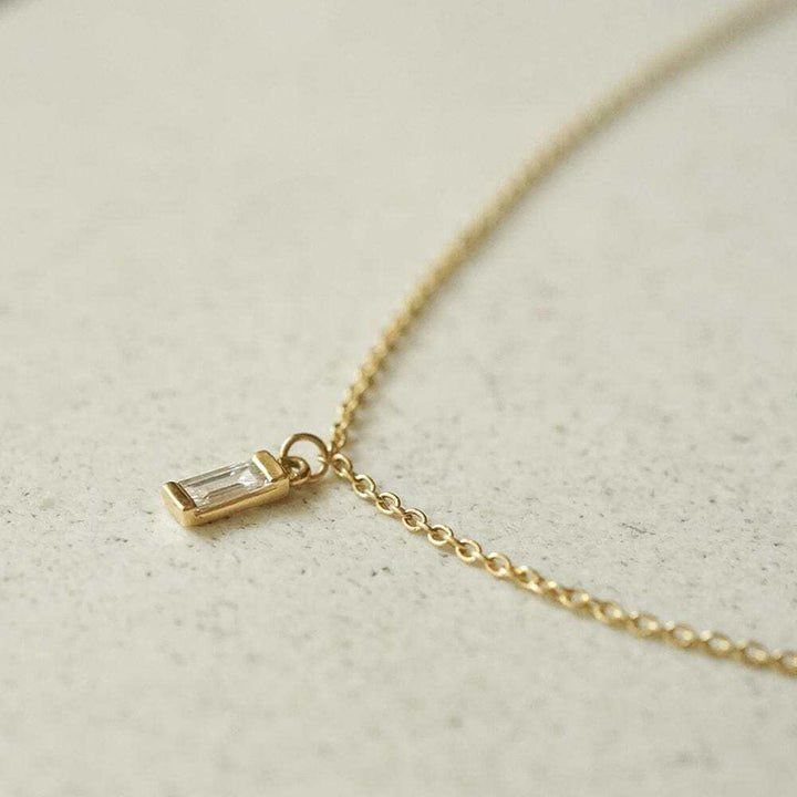 Daisy London Gold Estee Lalonde Fine Baguette Diamond Layering Set Additional Image - 5