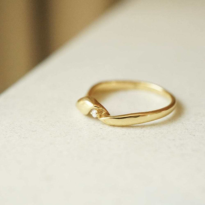 Daisy London Gold Estee Lalonde Fine Diamond Ring Stack Additional Image - 2