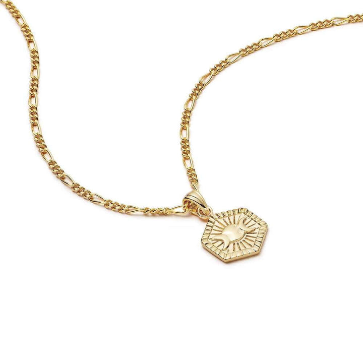 Daisy London Gold Estee Lalonde Goddess Hexagonal Necklace - MococoDaisy London2ELN17_GPNecklaces