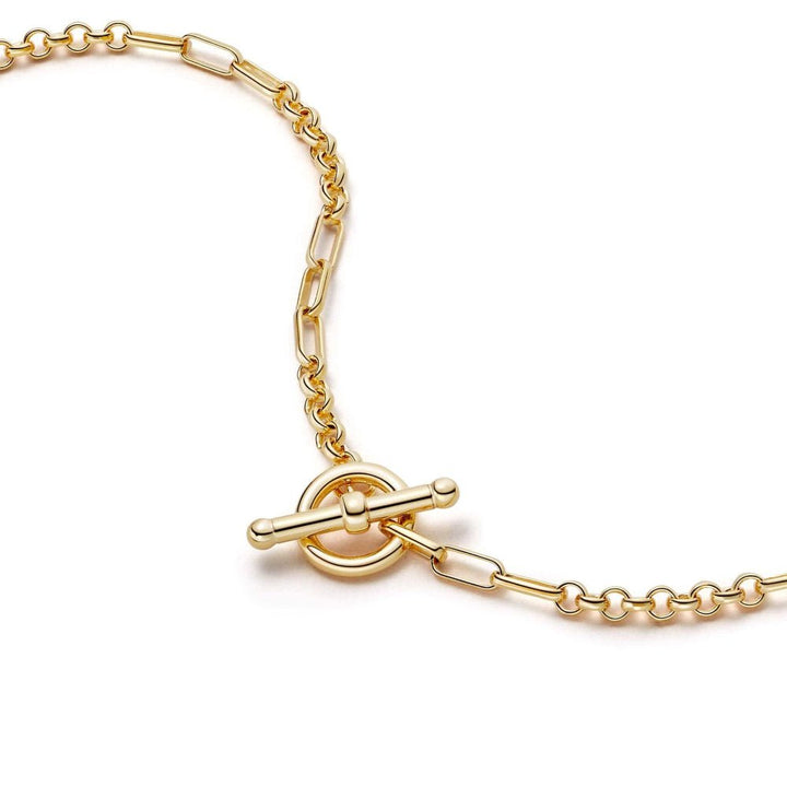 Daisy London Gold Estee Lalonde Interlock Chain Necklace - MococoDaisy London3ELN29_GPNecklaces