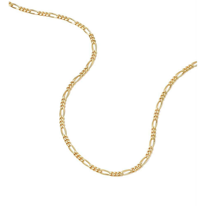Daisy London Gold Fine Figaro Chain Necklace - MococoDaisy LondonFCSL_GPNecklaces