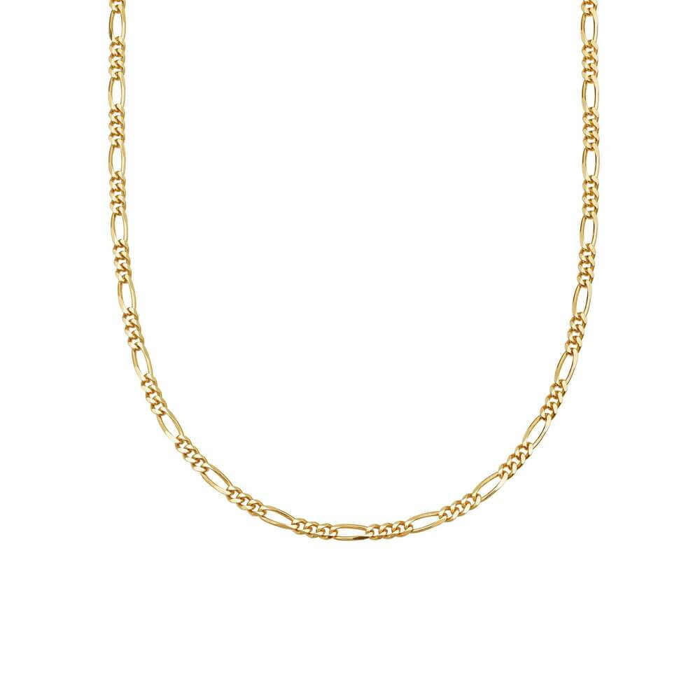Daisy London Gold Fine Figaro Chain Necklace - MococoDaisy LondonFCSL_GPNecklaces
