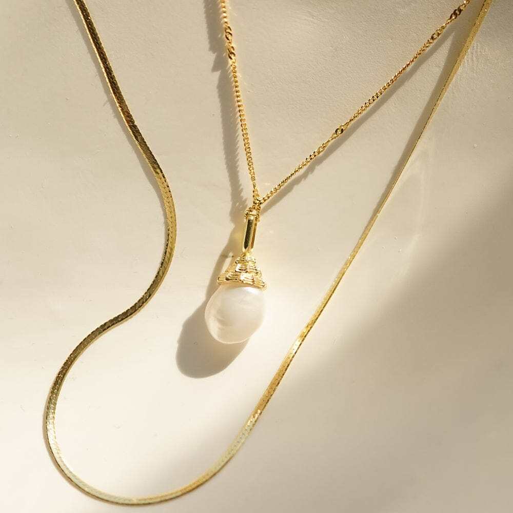 Daisy London Gold Fine Pearl Necklace Layering Set - MococoDaisy LondonGSET125_GPJewellery Sets