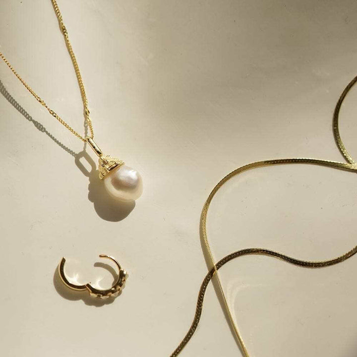Daisy London Gold Fine Pearl Necklace Layering Set - MococoDaisy LondonGSET125_GPJewellery Sets