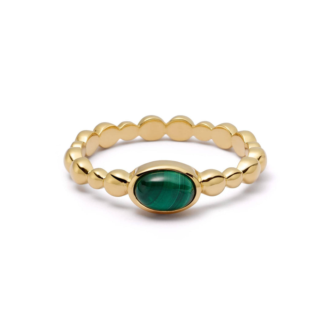 Daisy London Gold Healing Stone Ring - MococoDaisy LondonHR4003_GP_XS5056104134702Rings