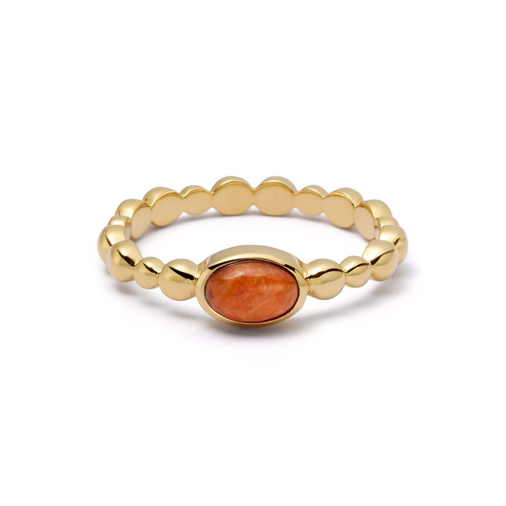Daisy London Gold Healing Stone Ring - MococoDaisy LondonHR4003_GP_XS5056104134702Rings