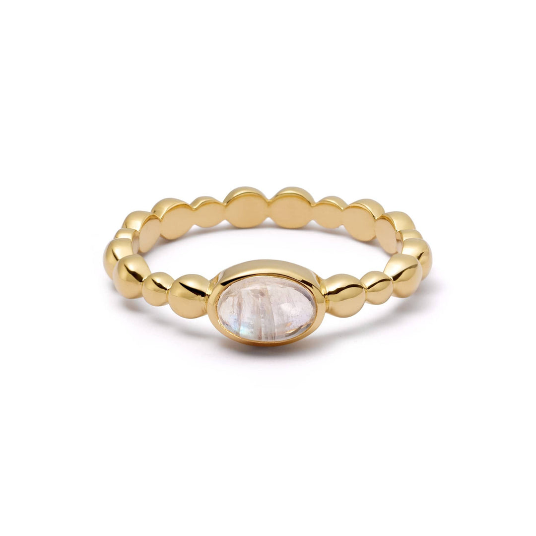 Daisy London Gold Healing Stone Ring - MococoDaisy LondonHR4003_GP_XS5056104134702Rings