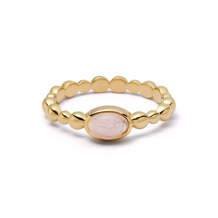 Daisy London Gold Healing Stone Ring - MococoDaisy LondonHR4003_GP_XS5056104134702Rings