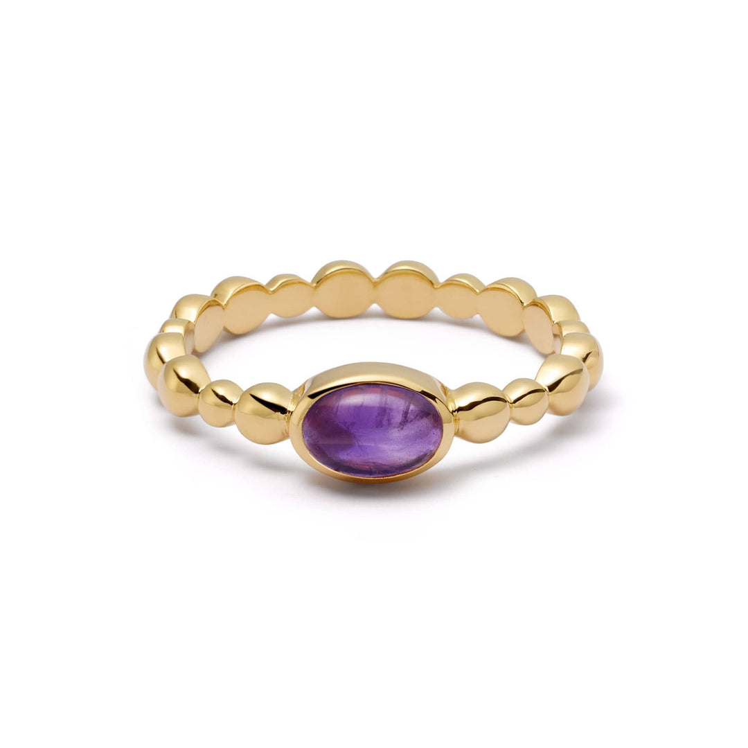 Daisy London Gold Healing Stone Ring - MococoDaisy LondonHR4003_GP_XS5056104134702Rings