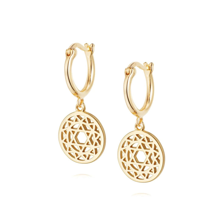 Daisy London Gold Heart Chakra Earrings - MococoDaisy LondonECHK20045055379310491Earrings