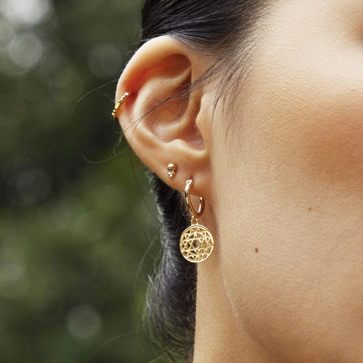 Daisy London Gold Heart Chakra Earrings - MococoDaisy LondonECHK20045055379310491Earrings