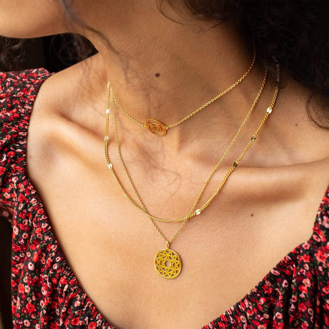 Daisy London Gold Heart Chakra Necklace - MococoDaisy LondonNCHK40045055379320292Necklaces