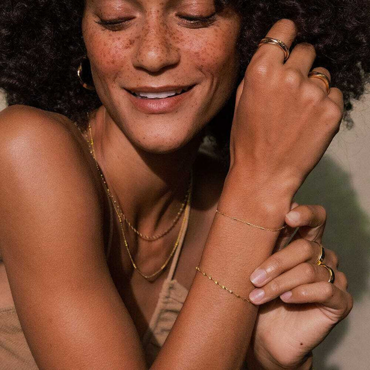 Daisy London Gold Helix Twisted Chain Layering Set - MococoDaisy LondonGSET197_GPJewellery Sets
