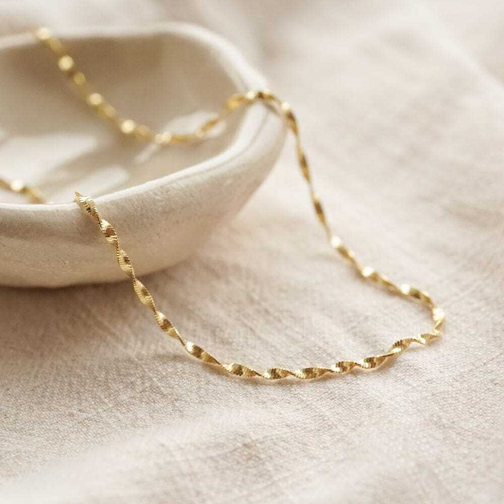 Daisy London Gold Helix Twisted Chain Layering Set - MococoDaisy LondonGSET197_GPJewellery Sets