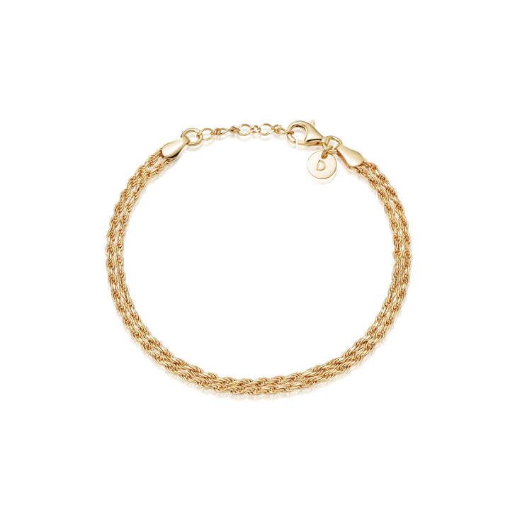 Daisy London Gold Isla Double Rope Bracelet - MococoDaisy LondonSBR01_GPBracelets
