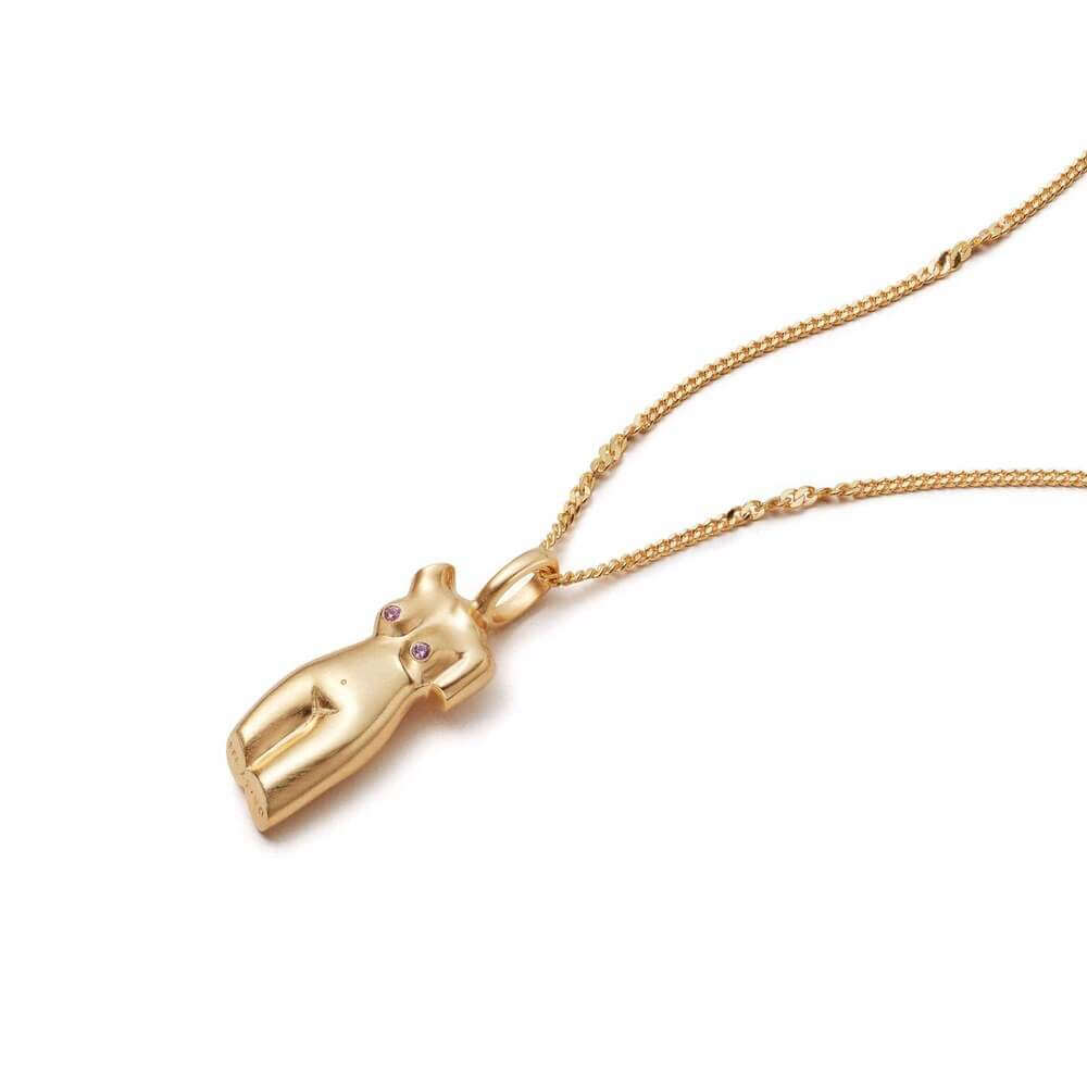 Daisy London Gold Limited Edition Pink Vita Necklace - MococoDaisy LondonAN06_GPNecklaces
