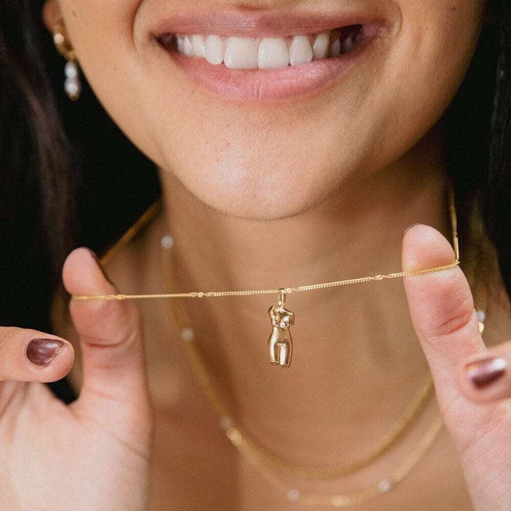 Daisy London Gold Limited Edition Pink Vita Necklace - MococoDaisy LondonAN06_GPNecklaces