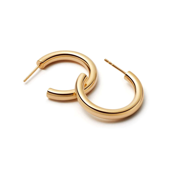 Daisy London Gold Midi Bold Hoop Earrings - MococoDaisy LondonE3119_GP5056104124161Earrings