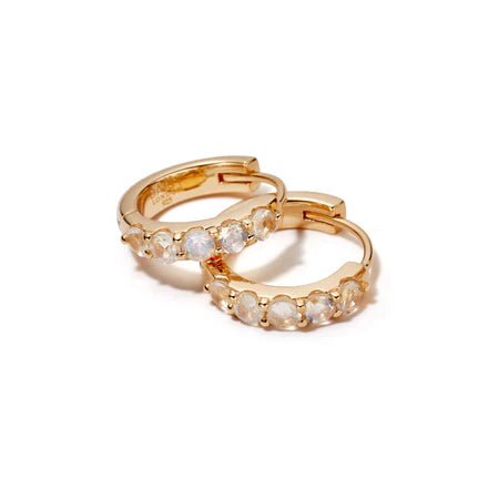 Daisy London Gold Mini Pearl Huggie Earrings - MococoDaisy LondonSE09_GPEarrings