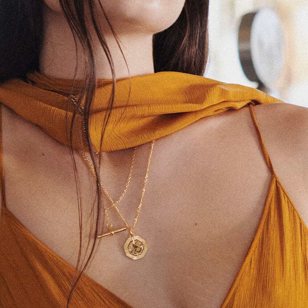Daisy London Gold Modern Heirloom Necklace Layering Set - MococoDaisy LondonGSET31Jewellery Sets