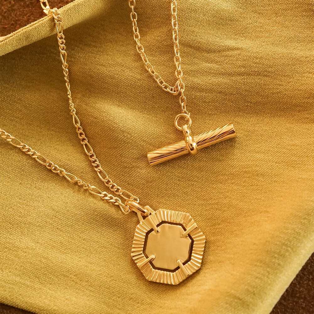 Daisy London Gold Modern Heirloom Necklace Layering Set - MococoDaisy LondonGSET31Jewellery Sets